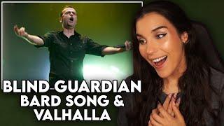 THIS CROWD IS AMAZING First Time Reaction to Blind Guardian - The Bards Song & Valhalla