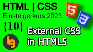 external CSS in HTML - HTML5  CSS3 Grundlagen Tutorial 2023