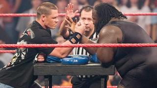 John Cena vs. Mark Henry - Arm Wrestling Contest Raw Feb. 4 2008