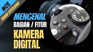 Dasar Fotografi #03  Mengenal Bagian Kamera Digital DSLR dan Mirrorless