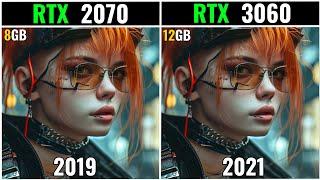 Rtx 2070 Vs Rtx 3060 - TEST IN 20 GAMES 1080P - 2K - 4K