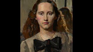 Gerald Leslie Brockhurst Portrait of Nancy Art in Isolation introduction