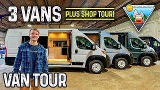 3 Minimalist Van Conversions - Ram Promaster Builds Vanture Customs PA Campervan Builder