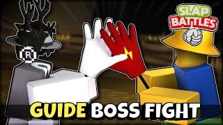 The Guide Boss Fight was INSANE Slap Battles  Roblox