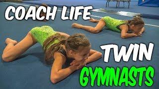 Coach Life 9 Year Old TWIN Gymnasts Rachel Marie