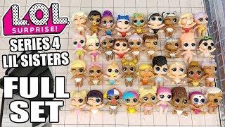 LOL Surprise Series 4 Lil Sisters FULL SET  L.O.L. Wave 1 + Wave 2 Complete Collection Eye Spy