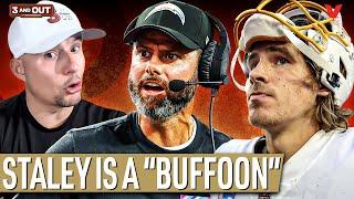 Why Justin Herbert & Chargers will always fail with Brandon Staley coaching  3 & Out
