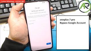 oneplus 7 pro Bypass google account