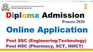 DTE Maharashtra Polytechnic Diploma Pharmacy Online Application How to register?