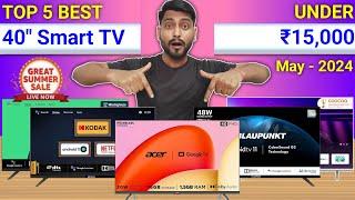 Top 5 Best 40 Inch Full HD Smart TV Under 15k In 2024  Best 40 Inch Smart TV Under 15k In 2024