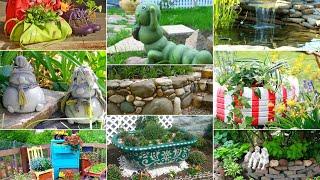 Transform Your Garden with Unique Decor Fountains Ponds Stone Crafts & Upcycled Creations