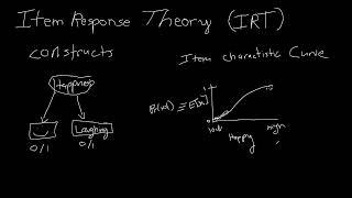 A Brief Introduction to Item Response Theory IRT