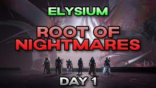 Elysium Root of Nightmares Day 1 Clear 57th