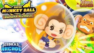 Super Monkey Ball Banana Rumble Gameplay - Zebras Arcade