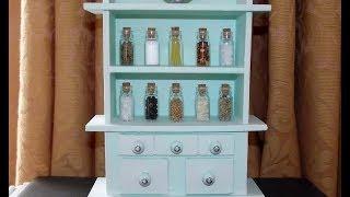 Miniature Kitchen Dresser - Craft Project #22