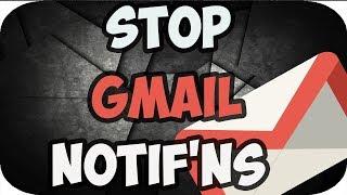 how to stop notifications on gmail 2019