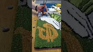 Scrooge McDuck Money Rug. Trimming.