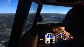 737 home made Simulator.ENBR-ENCN Bergen-Kristiansand Norway Ftx Norway Boeing