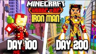 I Survived 200 Days As IRONMAN In Minecraft Hardcore Hindi  Fu3rey