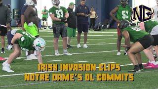 Irish Invasion Clips of Notre Dames 2025 defensive end commits