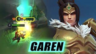 WARRING KINGDOMS GAREN GAMEPLAY  NEW SKIN BUILD & RUNES