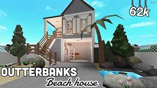 Outerbanks Beach House Bloxburg  Speedbuild 62k