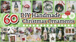 60 Handmade DIY Christmas Ornaments The Whole Family will Enjoy  To Make and Sell