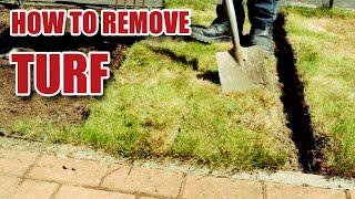 How to Remove Turf  Grass