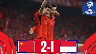 First points for China PR  China PR - Indonesia  Highlights #AsianQualifiers - Road To 26