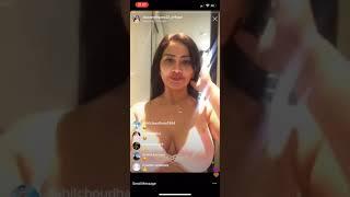 Tante sisca mellyana  live ig pamer  BH DAN CD