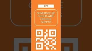  Generate QR Codes with Google Sheets #shorts