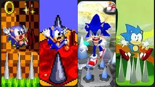 Evolution of Sonic dying from Spikes 1991-2022