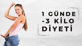 1 GÜNDE 3 KİLO VERDİREN DİYET  Abartmıyorum Bu Liste ile Kilolara Veda Edin