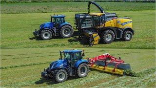 Senáže 2024 - NEW HOLLAND FR650 T7.315 HD T6.180 JOHN DEERE 7200R 7530 Premium