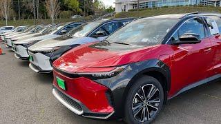 Toyotas new Electric Car price will shock you 17500 OFF or 159 a month lease for bZ4X