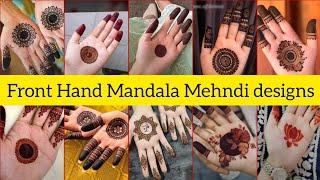 Front Hand Mandala Mehndi Design  Most beautiful Tikki Mehndi Design #mandala #mehndi