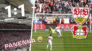 VfB Stuttgart 11 Bayer Leverkusen  Holt der den Panenka raus  Verdienter Punkt 1️⃣