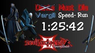 My Last DMC 3 Dante Must Die mode SpeedRun WR 12542 Run with Vergil