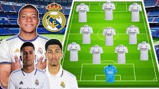 REAL MADRID predicted lineup with KYLIAN MBAPPÉ  BELLINGHAM  JOÃO CANCELO   January transfer 2023