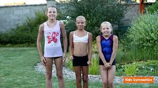 Gymnastics Challenge With Girls