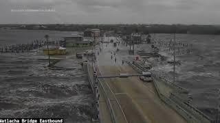 Hurricane Helene Traffic cam records queasy view as conditions intensify in Southwest Florida