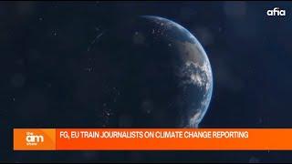 FG EU TRAIN JOURNALISTS ON CLIMATE CHANGE REPORTING IKEJA LAGOS STATE