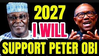 Breaking News I Will Support Peter Obi In 2027 - Atiku Leaked Top Secret