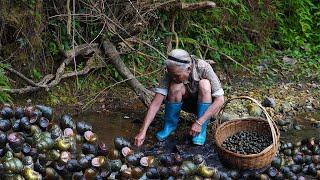 河裡沒人要的石螺，有人嫌它小骯髒，有人撿它烹調美味Cook delicious wild snails and share them with friends｜Chinese Food 美食｜玉林阿婆