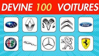 Devine 100 Marques de Voiture par son Logo  Quiz de Culture Générale