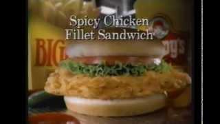 Wendys 1997 - Spicy Chicken Filet Sandwich Commercial