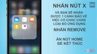 Cách gỡ và cài đặt các ứng dụng có sẵn trên iOS 10