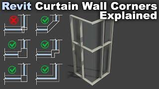 Curtain Wall Corners in Revit Tutorial