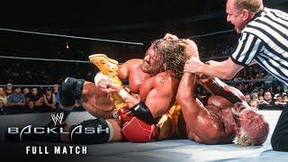 FULL MATCH Triple H vs. Hollywood Hulk Hogan — Undisputed WWE Championship Match Backlash 2002