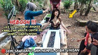  VIRAL  DEMI SAWERAN 3 JUTA KEMALUAN WANITA INI SAMPAI NEMPEL DI BATU NISAN